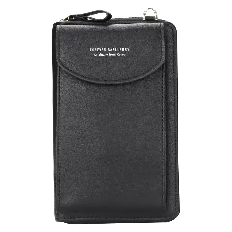 Elegance On-the-Go – Luxe PU Leather Crossbody Shoulder Bag with Phone & Card Organizer