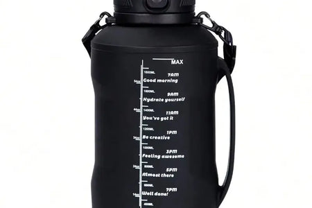 68OZ 2L Silicone Foldable Water Bottle Large Capacity Sports Water Cup with Handle Portable for Adult Gym Sports Outdoors