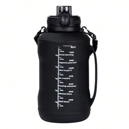68OZ 2L Silicone Foldable Water Bottle Large Capacity Sports Water Cup with Handle Portable for Adult Gym Sports Outdoors