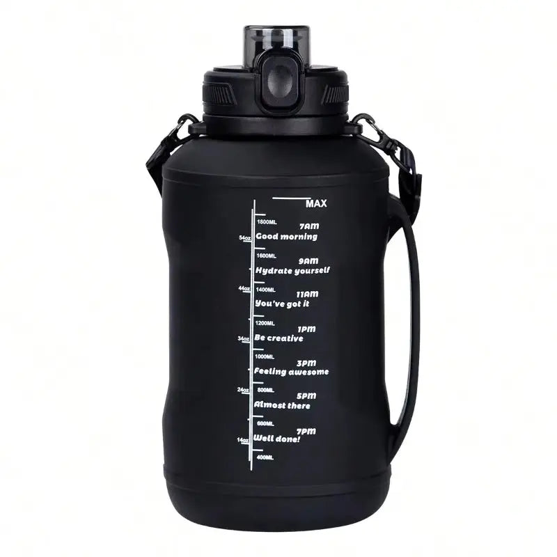 68OZ 2L Silicone Foldable Water Bottle Large Capacity Sports Water Cup with Handle Portable for Adult Gym Sports Outdoors