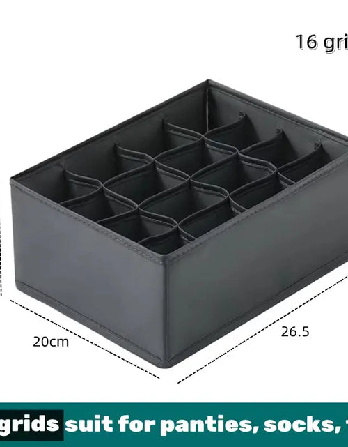 Load image into Gallery viewer, Organizer for Underwear Socks Bra Pants Scarf Tie Storage Box Jeans Clothing Organization Dividers for Drawers Clothes Organizer

