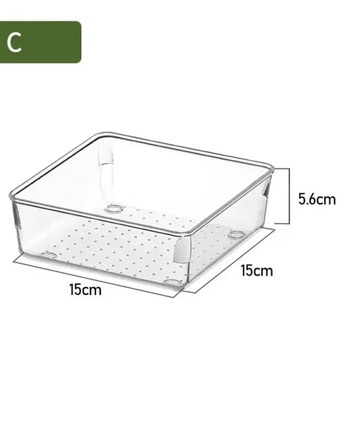 Load image into Gallery viewer, ClearNest Organizer – Transparent Anti-Scratch Drawer Storage Box for Cosmetics, Office &amp; Home
