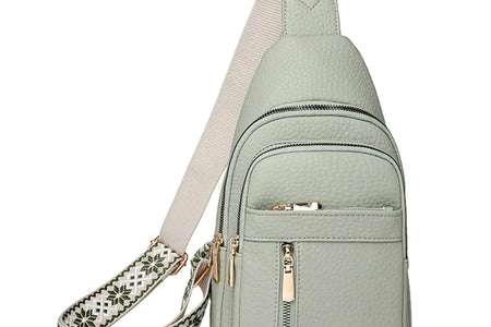 UrbanChic Crossbody – Waterproof PU Leather Chest & Shoulder Bag for Women on the Go
