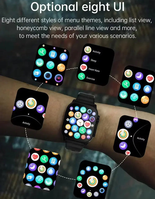 Load image into Gallery viewer, Smart Watch Bluetooth Talk Smartwatch Message Alert Heart Rate Monitor Sports Watch for Android IOS Men Women
