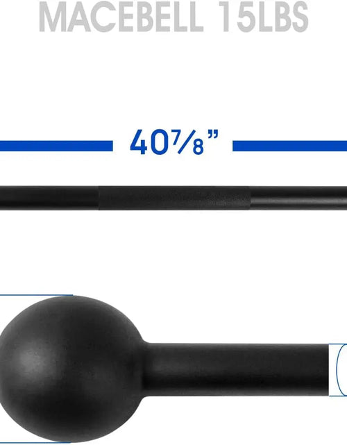 Load image into Gallery viewer, Steel Mace Bell for Strength Training, Support Full Body, Muscles, Shoulder, Grips &amp; Forearms Workouts, Stretching 5, 7, 10, 15, 20, 25, 30 LB for Woman &amp; Man

