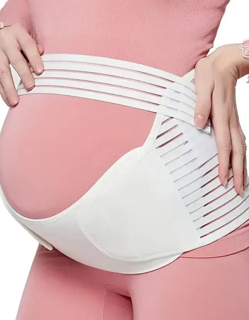 Load image into Gallery viewer, Pregnant Women Support Belly Band Back Clothes Belt Adjustable Waist Care Maternity Abdomen Brace Protector Pregnancy

