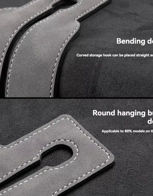 Load image into Gallery viewer, Luxury Suede Double Hook Organizer – Premium Rear Seat Backrest Hook for Changan CS Series &amp; Eado
