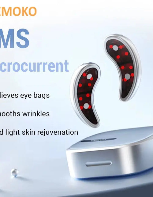 Load image into Gallery viewer, Led Red Light Eye Care Therapy EMS Pulse Micro-Current Device Eye Massager to Relieve Fatigue for Treatment under Eye Wrinkle
