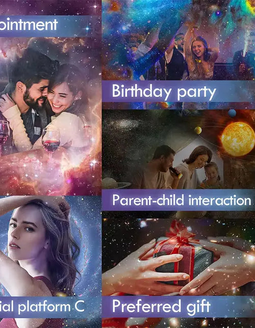 Load image into Gallery viewer, Planetarium Projector Galaxy Projector Star Projector 13 Sheets of Film Meet Fantasy of Starry Sky Extreme Romantic for Bedroom

