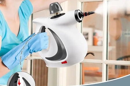 Pressurized Handheld Steam Cleaner Rechargeable Spin Scrubber My Store