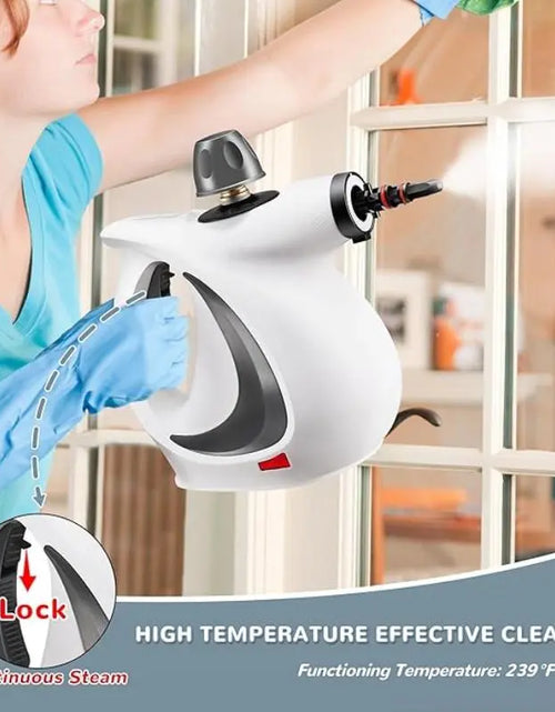 Load image into Gallery viewer, Pressurized Handheld Steam Cleaner Rechargeable Spin Scrubber My Store
