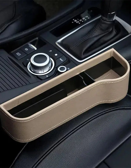 Load image into Gallery viewer, LuxPocket™ Leather Car Seat Gap Organizer – Declutter Your Drive in Style
