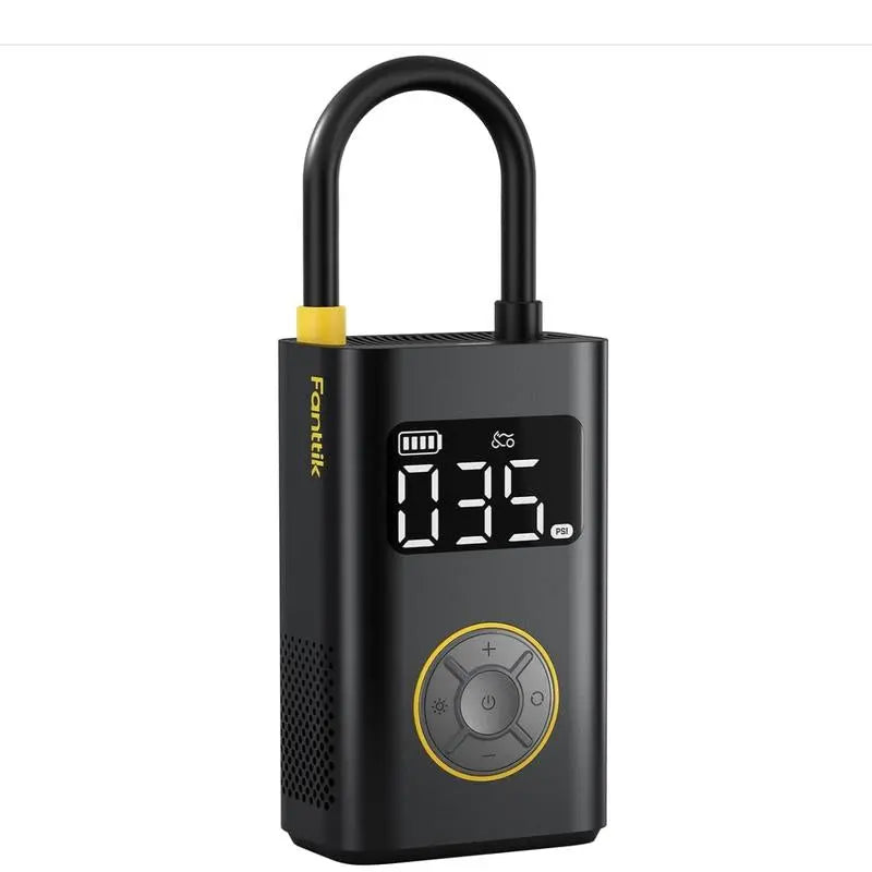 Portable Tire Inflator: Smart ON/OFF Hose Design