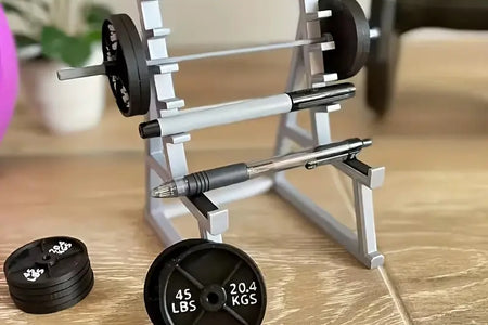 Barbell Pen Holder – Lift Your Desk Game!