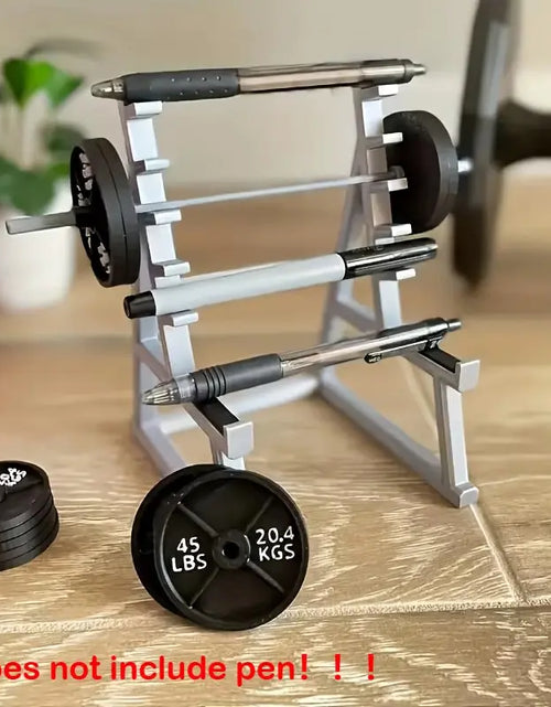 Load image into Gallery viewer, Barbell Pen Holder – Lift Your Desk Game!
