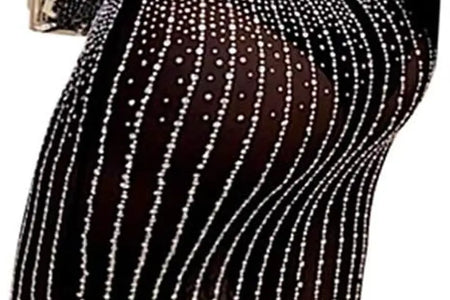Women Long Sleeve Birthday Dresses Sexy Hot Diamond Process Sexy Dress Party Club Night Dress