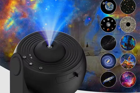 Planetarium Projector Galaxy Projector Star Projector 13 Sheets of Film Meet Fantasy of Starry Sky Extreme Romantic for Bedroom