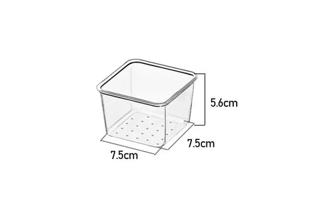 ClearNest Organizer – Transparent Anti-Scratch Drawer Storage Box for Cosmetics, Office & Home