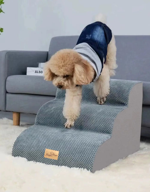 Load image into Gallery viewer, Pet Training Stairs with Removable Cover, 3, 4, 5 Steps, Bed, Sofa, Cats, Ladder, Ramp, XL
