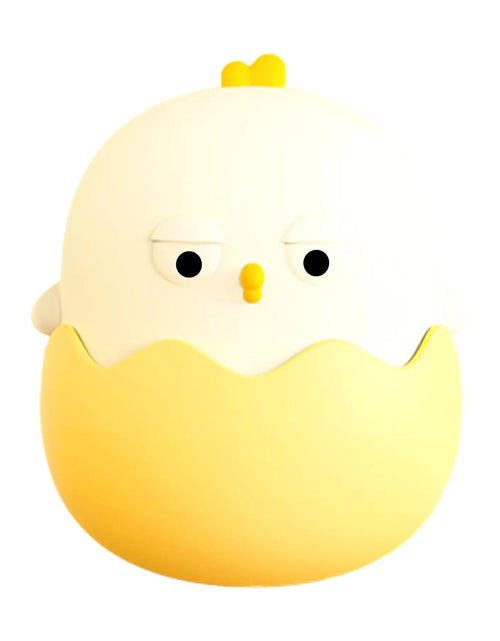 Load image into Gallery viewer, Eggshell Chicken Night Light Cartoon LED Light Bedroom Children Touch Adjustable Light Rechargeable Warm Light Atmosphere Light
