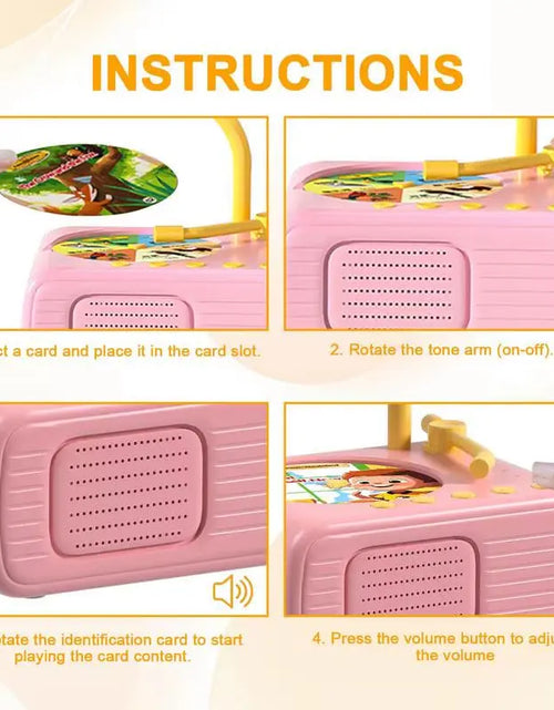 Load image into Gallery viewer, StoryTunes Junior – Children’s Phonograph Music &amp; Story Player with 96 Learning Cards
