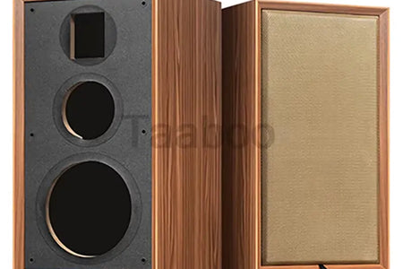 8 Inch Three-Way Labyrinth Speaker Empty Box Bookshelf Speaker Home Speaker DIY Hifi Audio Wooden Handmade Box Passive Speaker