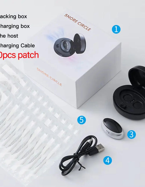 Load image into Gallery viewer, SmartSnore™ 5-Pair EMS Anti-Snoring Device – Breathe Easy, Sleep Deep
