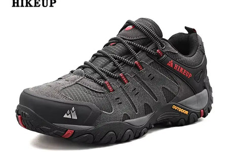 Men'S Hiking Shoes Suede Leather Outdoor Shoes Wear-Resistant Men Trekking Walking Hunting Tactical Sneakers