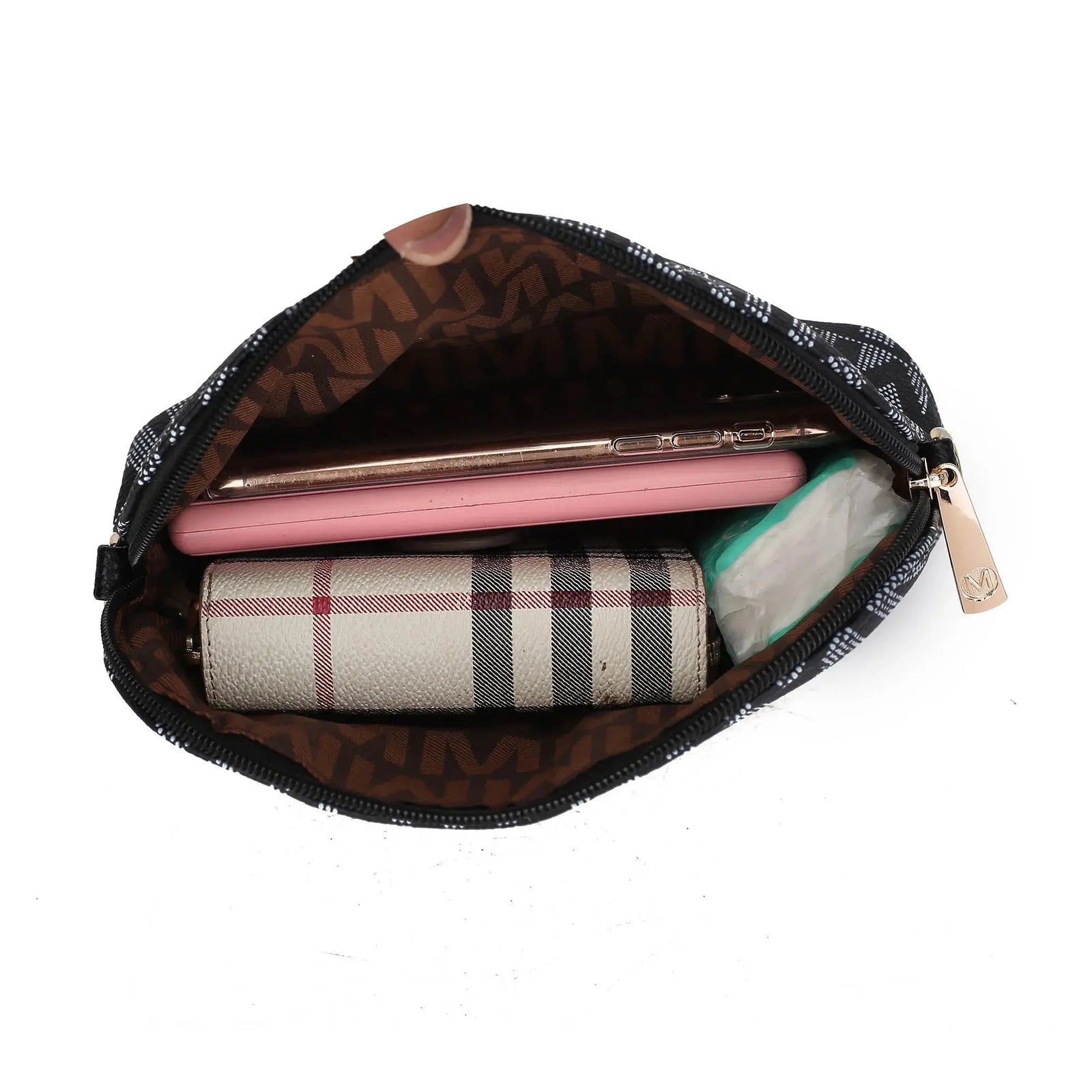 Alexy Women'S Tote Bag, Small Tote Bag, Pouch Purse & Wristlet Wallet Bag 4 Pcs Handbag Set by Mia K - Black