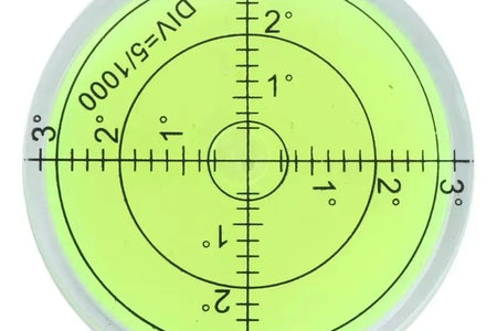 PrecisionPro 60MM PMMA Bubble Level – Accurate Surface Measurement Tool for Perfect Alignment
