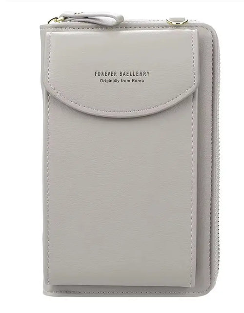 Load image into Gallery viewer, Elegance On-the-Go – Luxe PU Leather Crossbody Shoulder Bag with Phone &amp; Card Organizer
