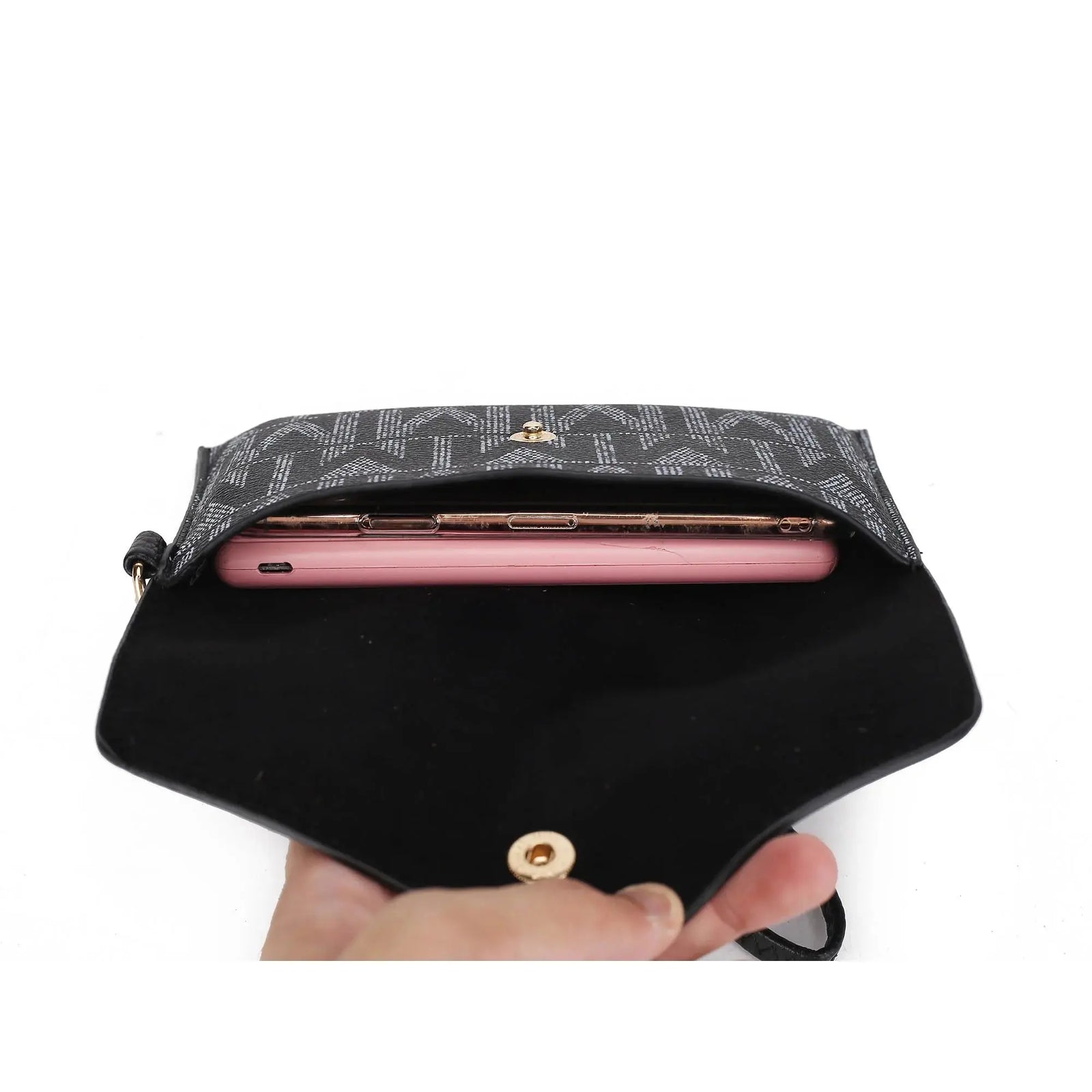 by Mia K. Marimar Women'S Tote Bag with Pouch and Wristlet, Signature 4 Piece Set - Navy Blue