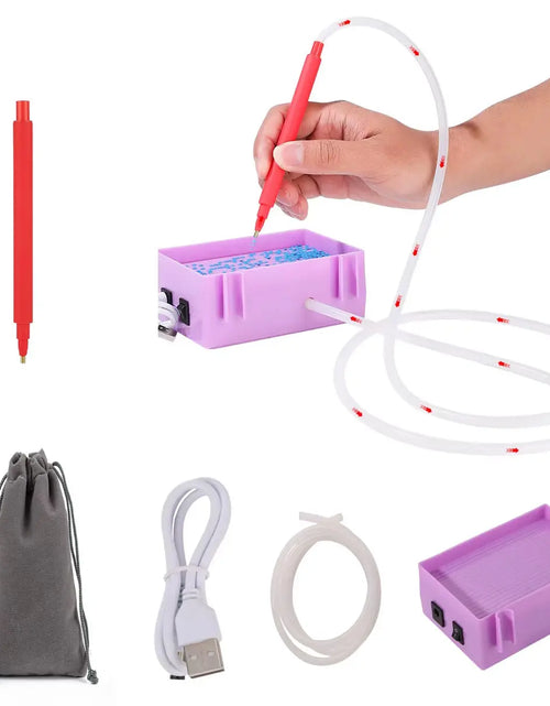 Load image into Gallery viewer, SparklePro Electric Diamond Painting Pen – Long-Lasting Vacuum Tool for Precision Crafting
