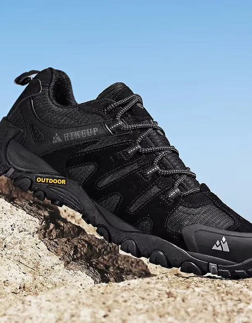 Load image into Gallery viewer, Men'S Hiking Shoes Suede Leather Outdoor Shoes Wear-Resistant Men Trekking Walking Hunting Tactical Sneakers
