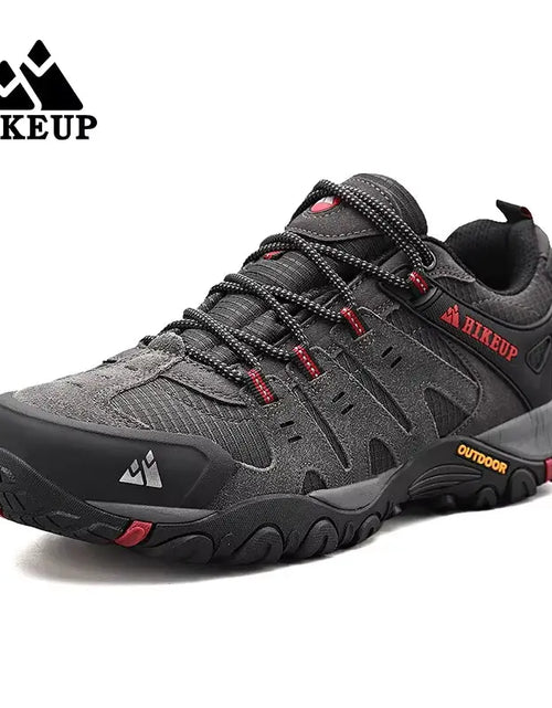 Load image into Gallery viewer, Men'S Hiking Shoes Suede Leather Outdoor Shoes Wear-Resistant Men Trekking Walking Hunting Tactical Sneakers
